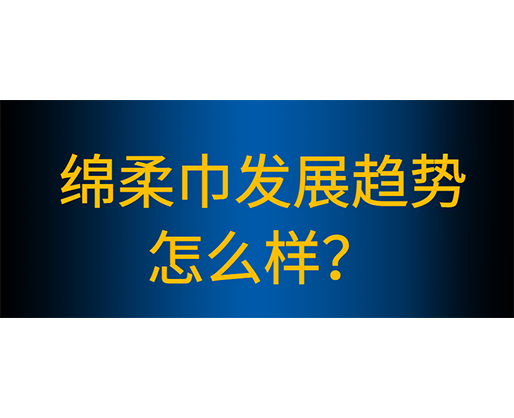 綿柔巾生產(chǎn)線有哪些性能特點，綿柔巾發(fā)展趨勢怎么樣？